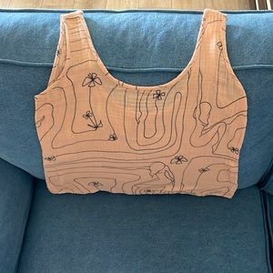 Cali dreaming extra small linen asthmatic summer tank top